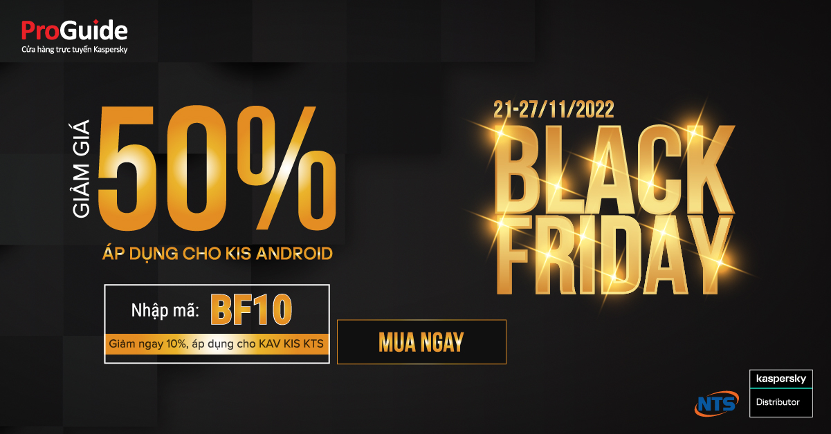 Black Friday: Kaspersky tung khuyến mãi giảm đến 50% - Ảnh 1.