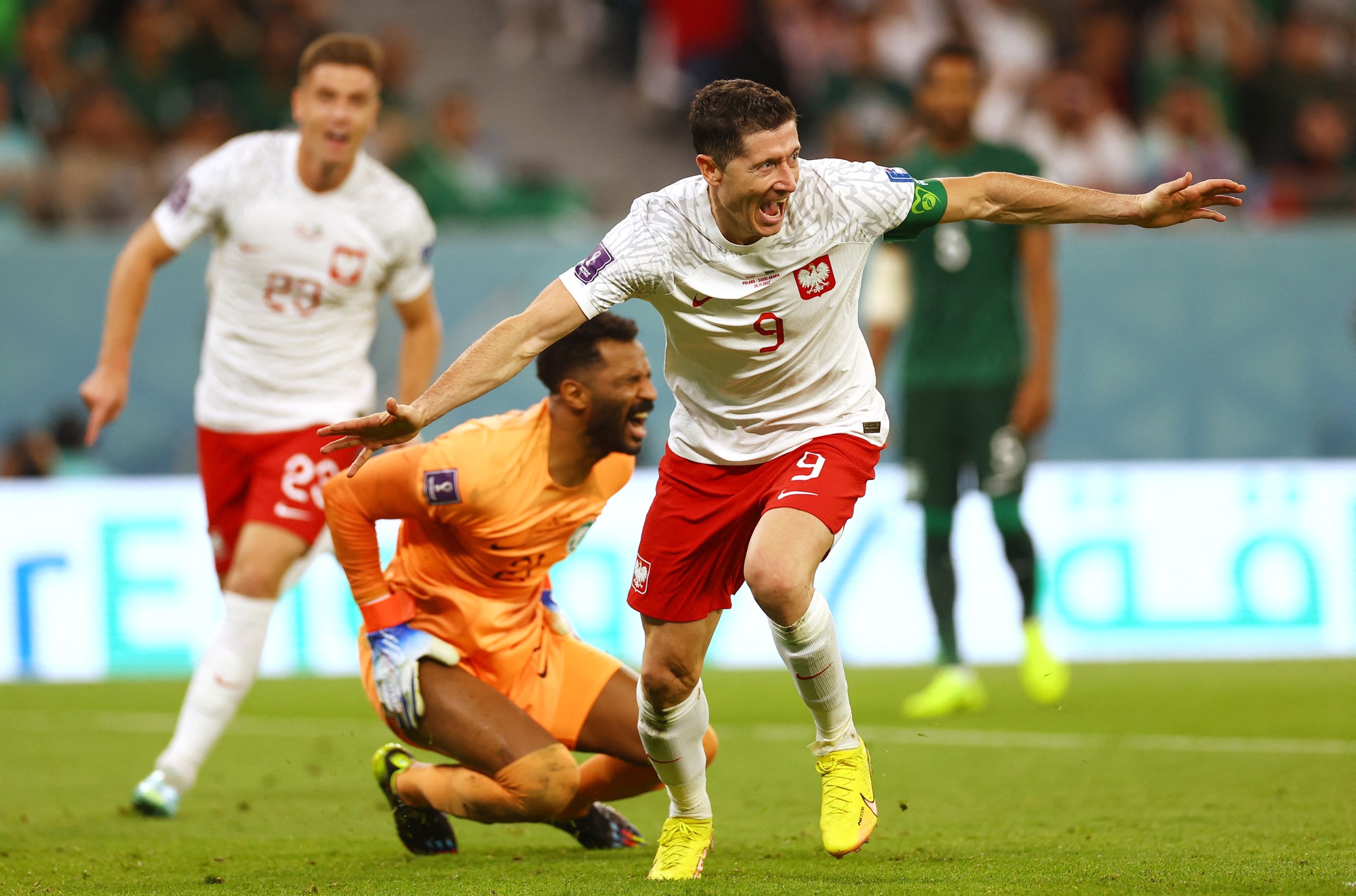 Thắng Ả Rập Saudi 2-0, Đại bàng trắng Ba Lan bay cao sân Al Rayyan - Ảnh 10.