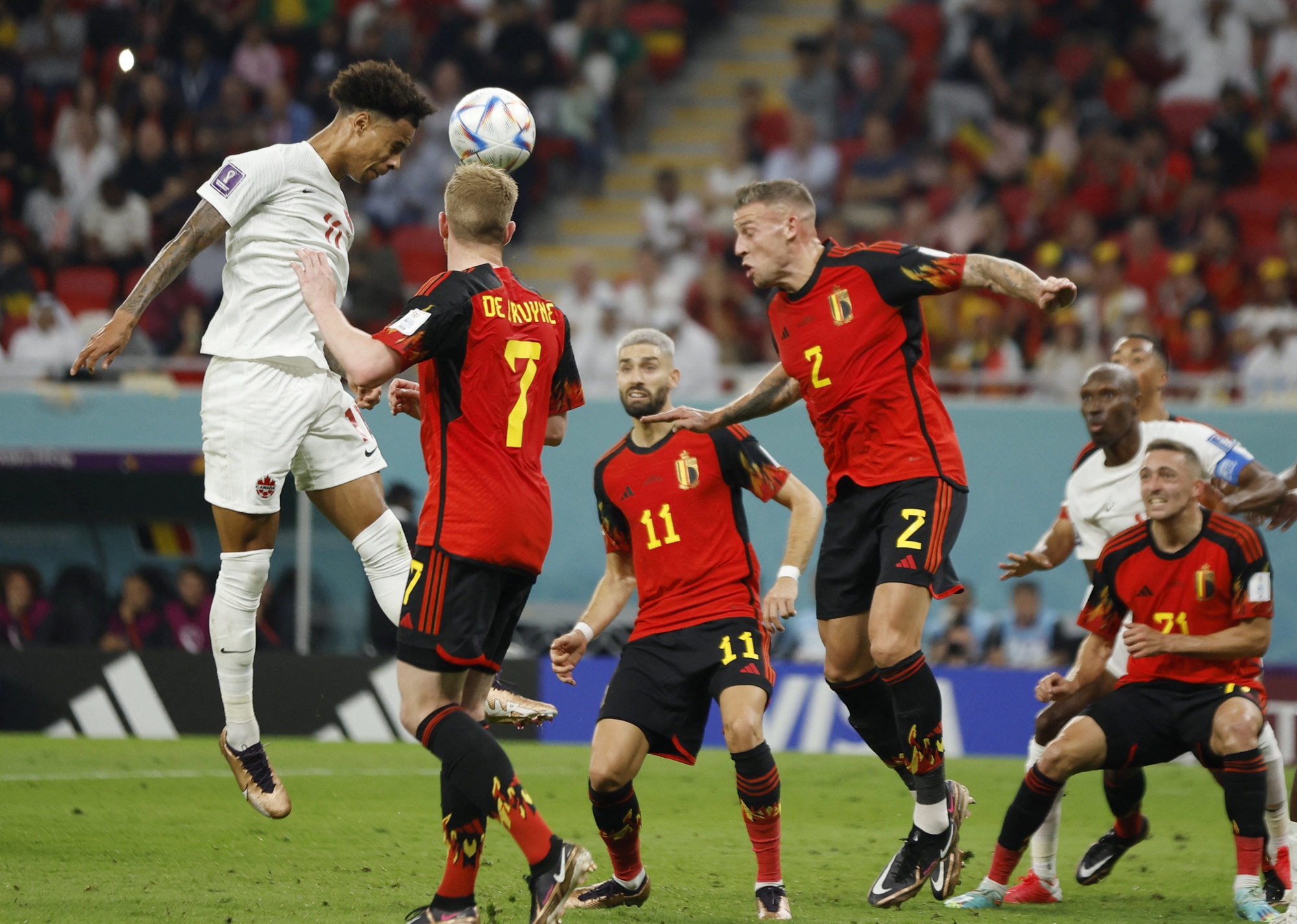 Bỉ - Morocco: Chào đón các fan hâm mộ bóng đá, chúng tôi cung cấp những bức ảnh tuyệt vời về trận đấu căng thẳng giữa Bỉ và Morocco, với những pha bóng đầy kịch tính và kỹ năng của các cầu thủ, trong một không khí đầy cảm xúc và sôi động. Cùng xem lại những khoảnh khắc ấn tượng của trận đấu này và cảm nhận cảm giác của những tình yêu bóng đá trên khắp thế giới.