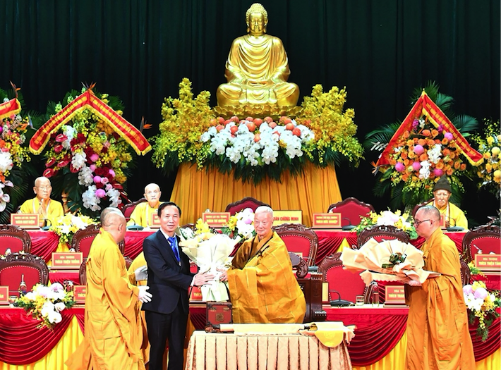 Hòa thượng Thích Trí Quảng được suy tôn Pháp chủ Giáo hội Phật giáo - Ảnh 3.