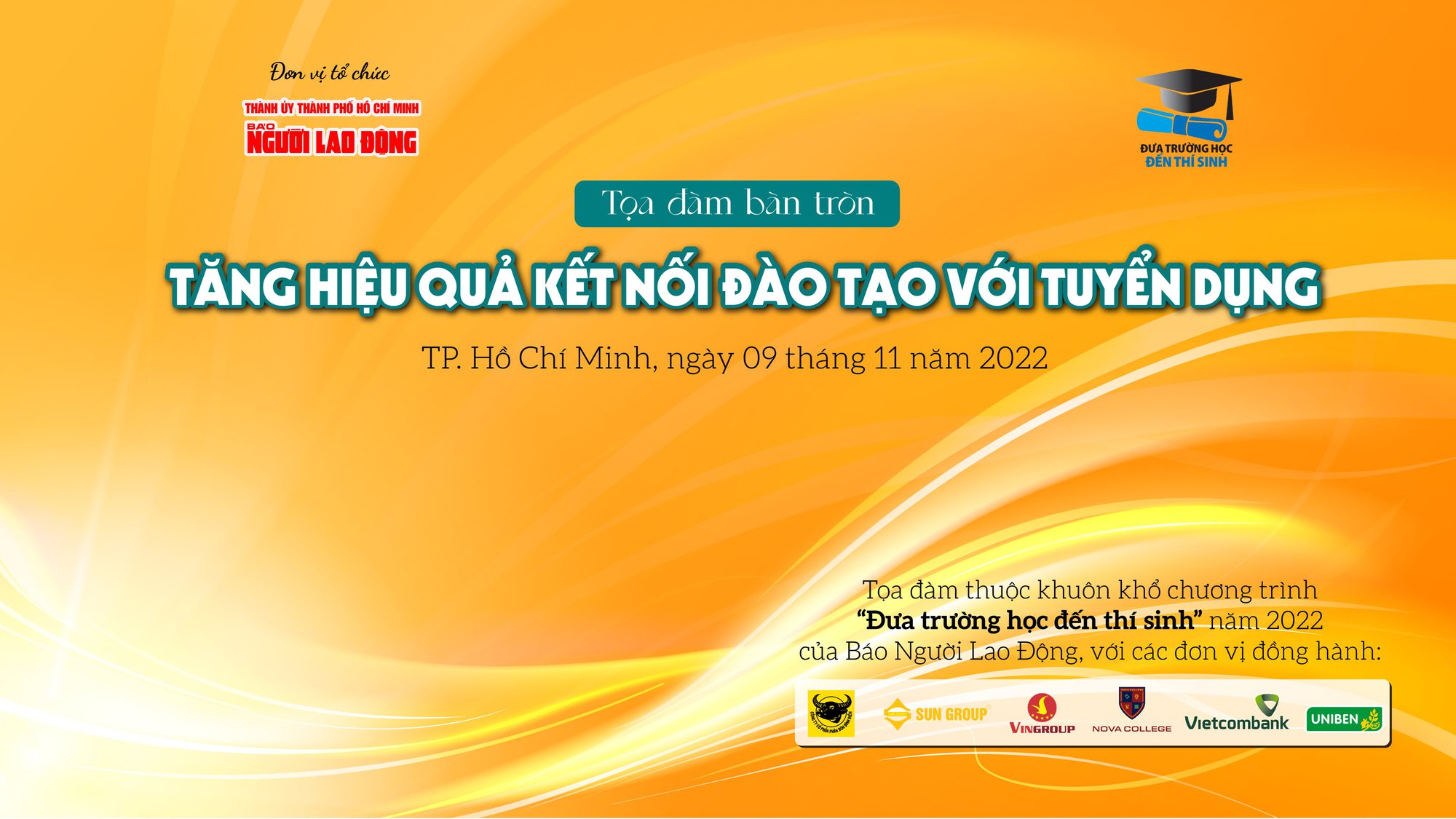 Báo Người Lao Động tổ chức toạ đàm: Tăng hiệu quả kết nối đào tạo với tuyển dụng - Ảnh 1.