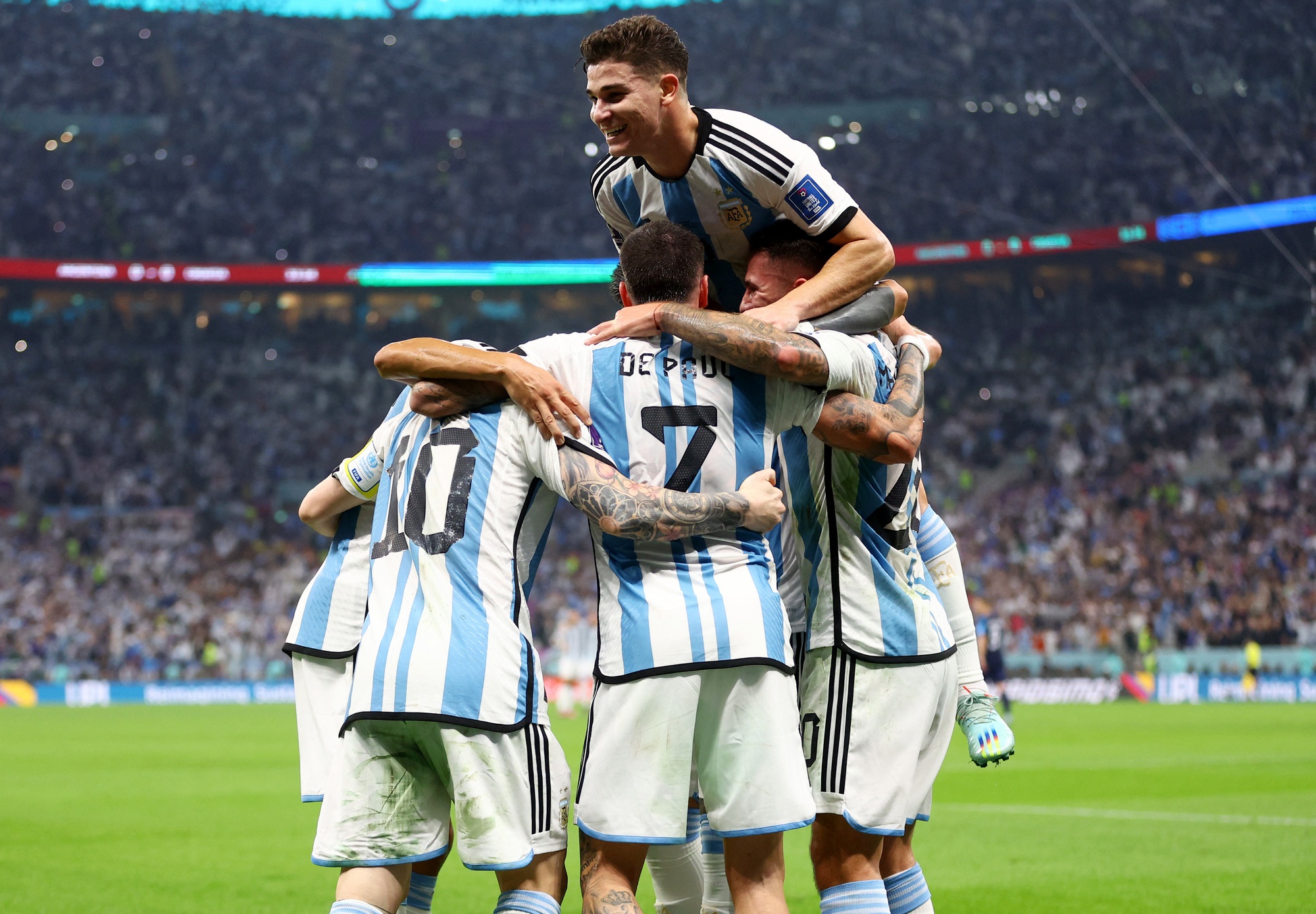 Messi tỏa sáng, Argentina thắng đậm Croatia, vào chung kết World Cup 2022 - Ảnh 7.