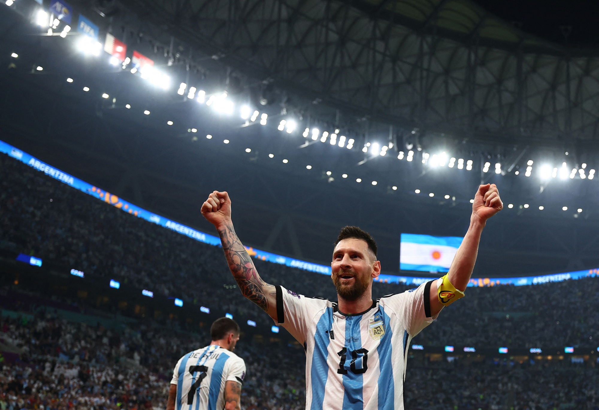 Messi tỏa sáng, Argentina thắng đậm Croatia, vào chung kết World Cup 2022 - Ảnh 12.