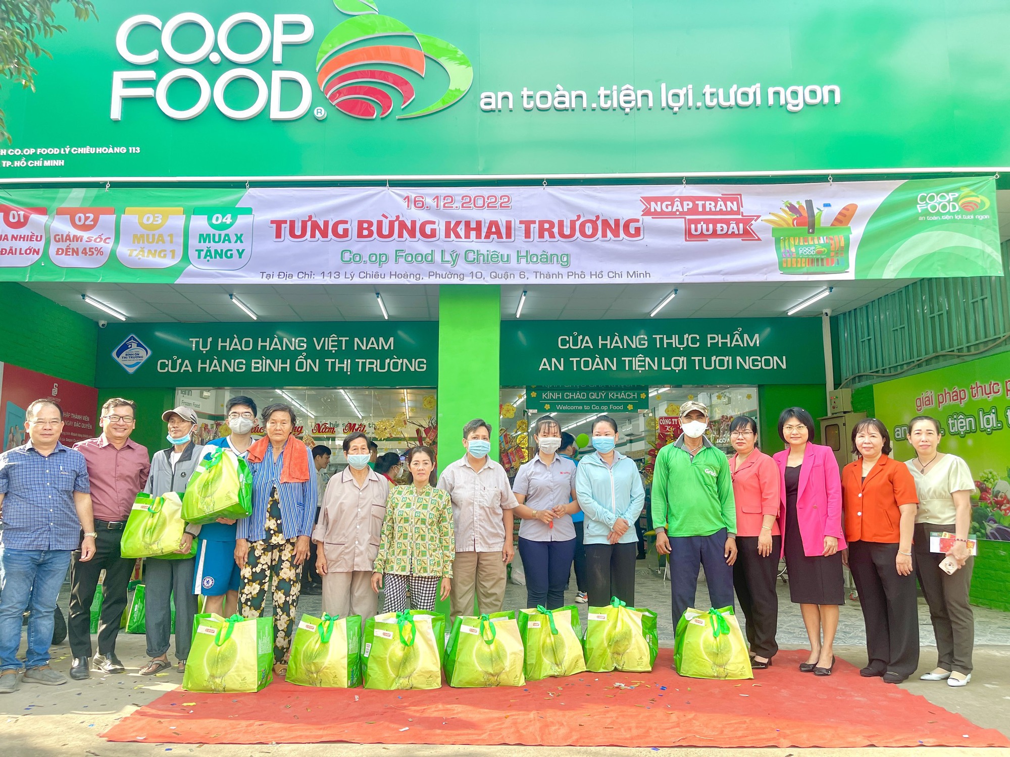 Cuối năm, Co.op Food liên tục khai trương cửa hàng mới