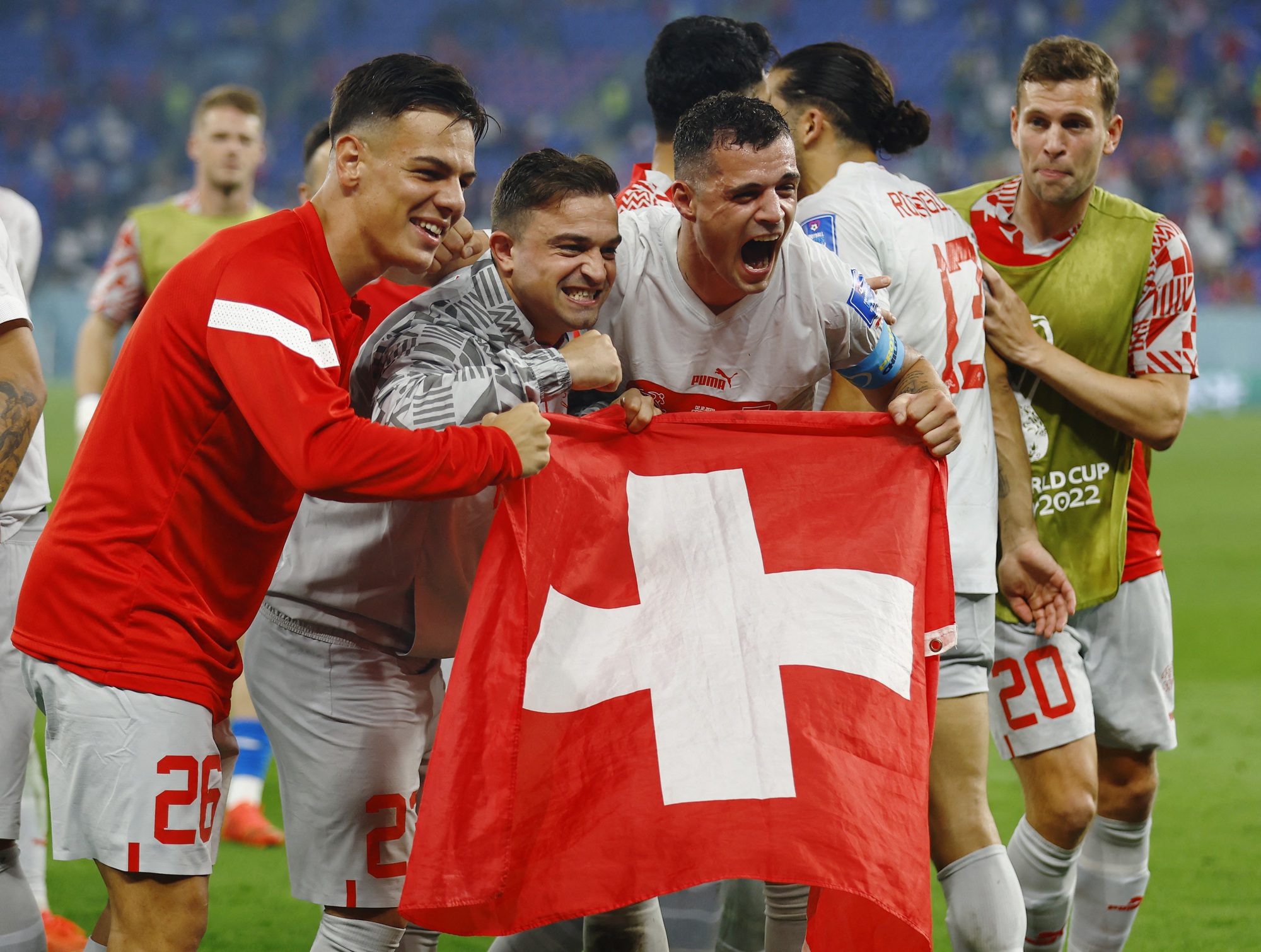 Vượt qua Serbia, Thụy Sĩ giành suất vào vòng 1/8 World Cup 2022 - Ảnh 9.