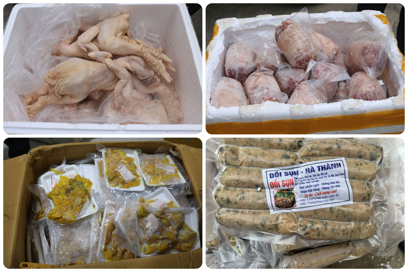 RÙNG MÌNH: Hơn 6 tấn thịt gà, giò heo... thối chở từ TP Hà Nội vào TP HCM tiêu thụ