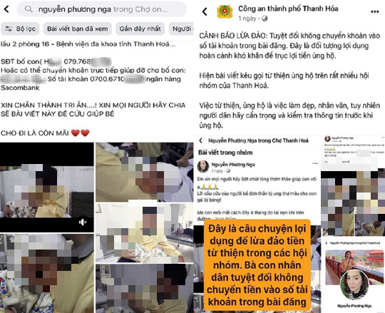 Cảnh báo lừa đảo từ thiện qua mạng xã hội Facebook - Báo Người lao ...
