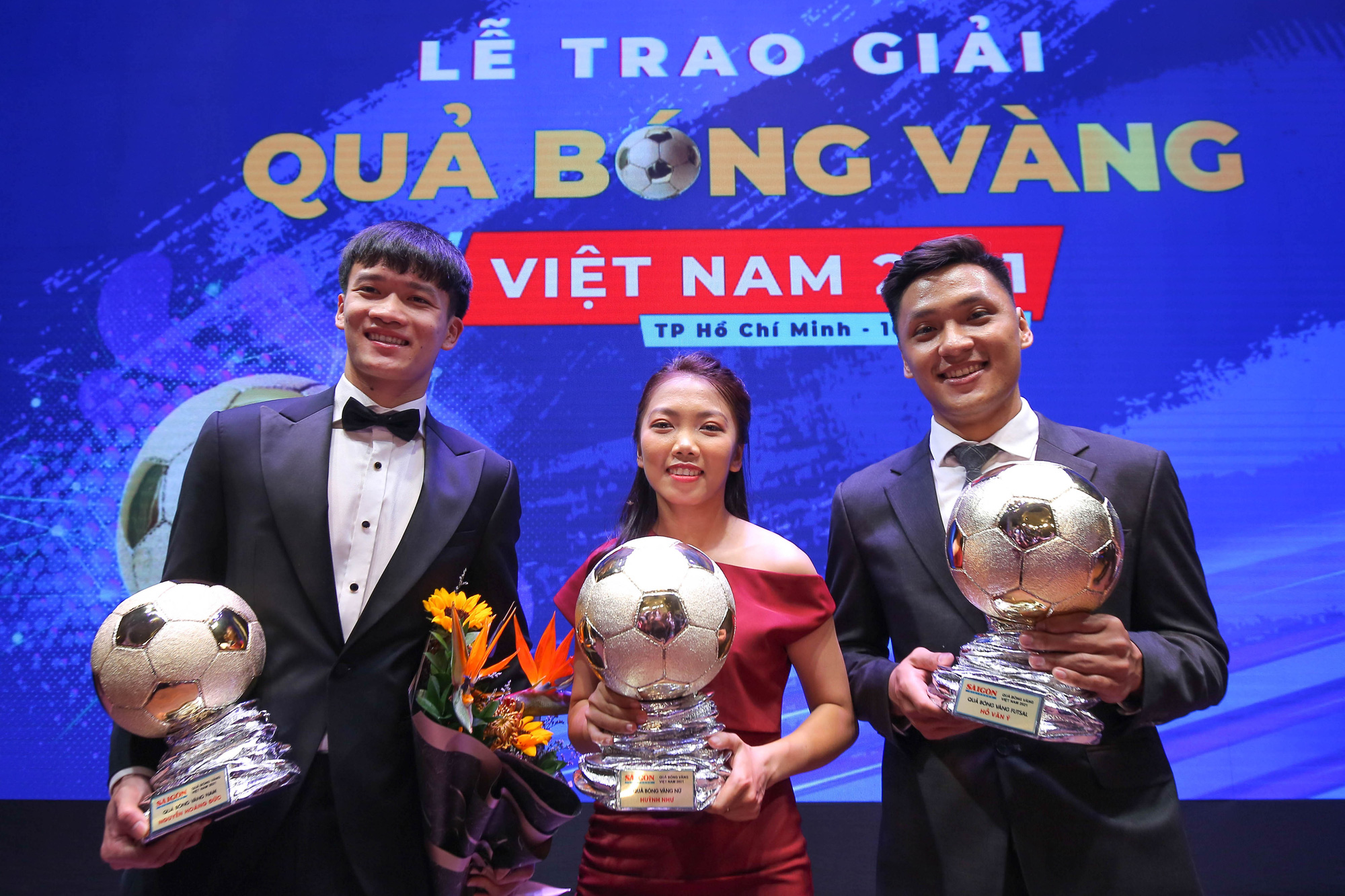 Những khoảnh khắc ấn tượng tại lễ trao giải Quả bóng vàng Việt Nam 2021 - Ảnh 14.