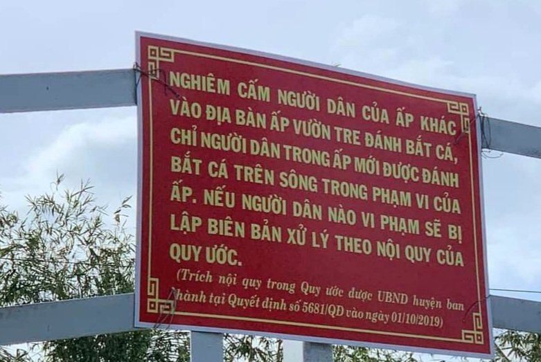 Xôn xao chuyện cấm người ấp này qua ấp kia bắt cá ở Cà Mau - Ảnh 1.