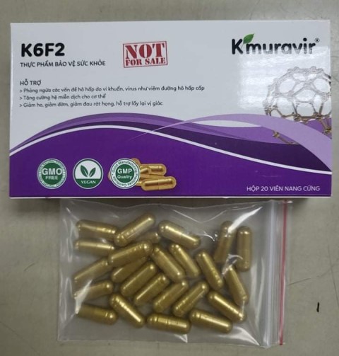Cảnh báo sản phẩm K6F2 Kmuravir bán trao tay chữa hậu Covid-19 - Ảnh 1.