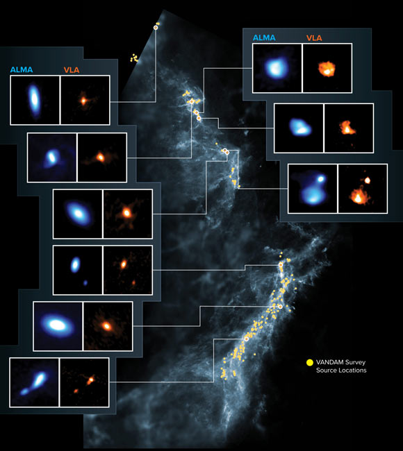 Choáng: Đài thiên văn bắt được tín hiệu 97 hệ mặt trời mới ra đời - Ảnh 1.