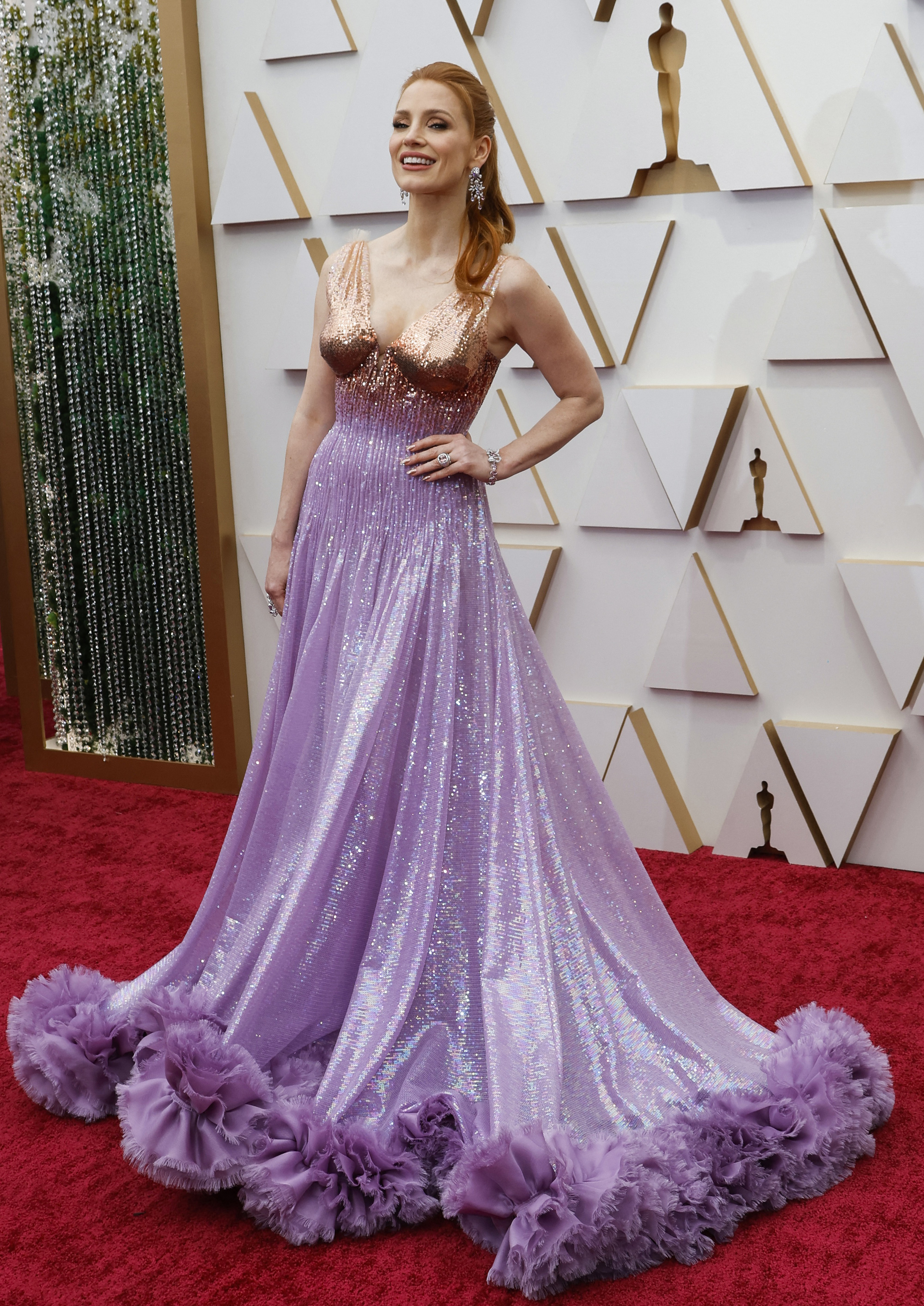 Nicole Kidman, Jessica Chastain, Zendaya… mặc đẹp tại Oscar 2022 - Ảnh 6.