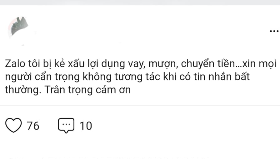 Quảng Trị: Hàng loạt tài khoản mạng xã hội của cán bộ bị chiếm đoạt - Ảnh 1.