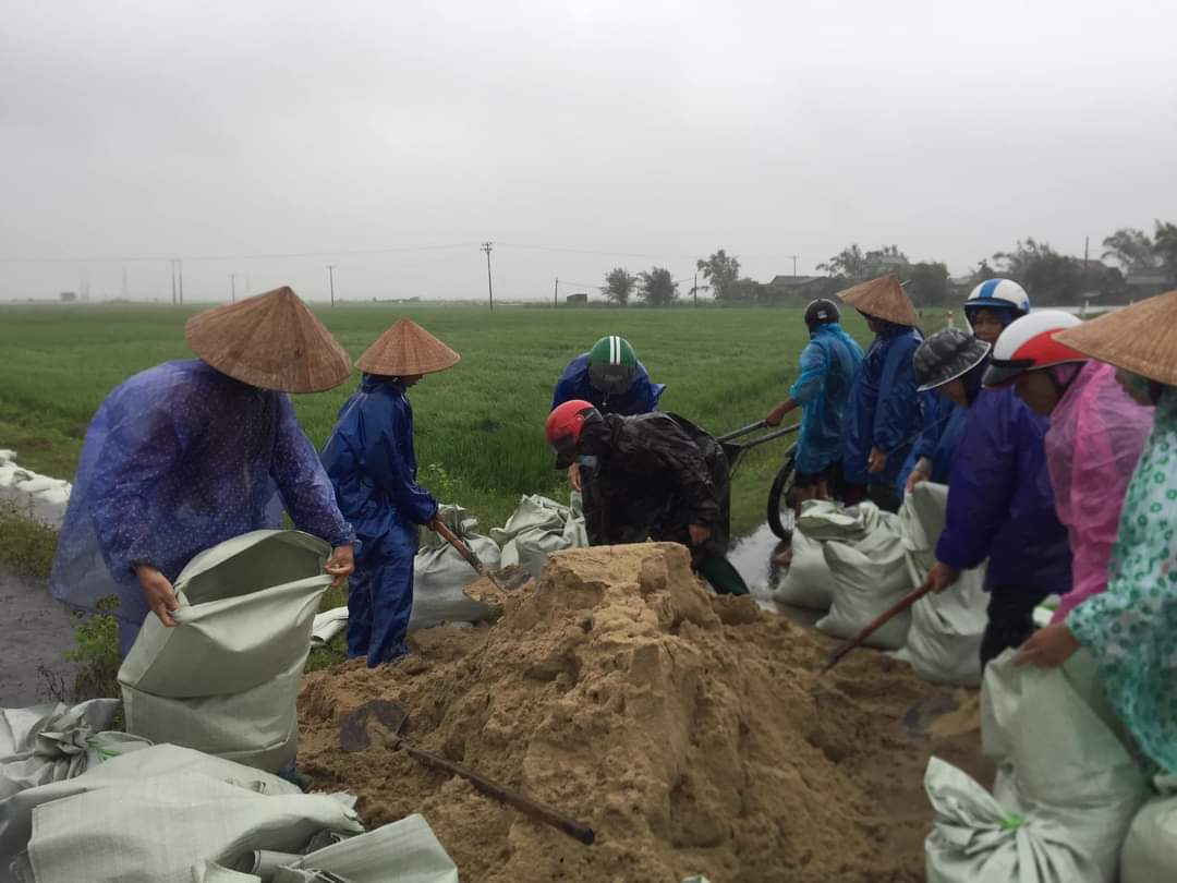 Thừa Thiên - Huế: Mưa trắng trời, nhiều nơi bị ngập, bộ đội dầm mình trong nước cứu lúa giúp dân - Ảnh 7.