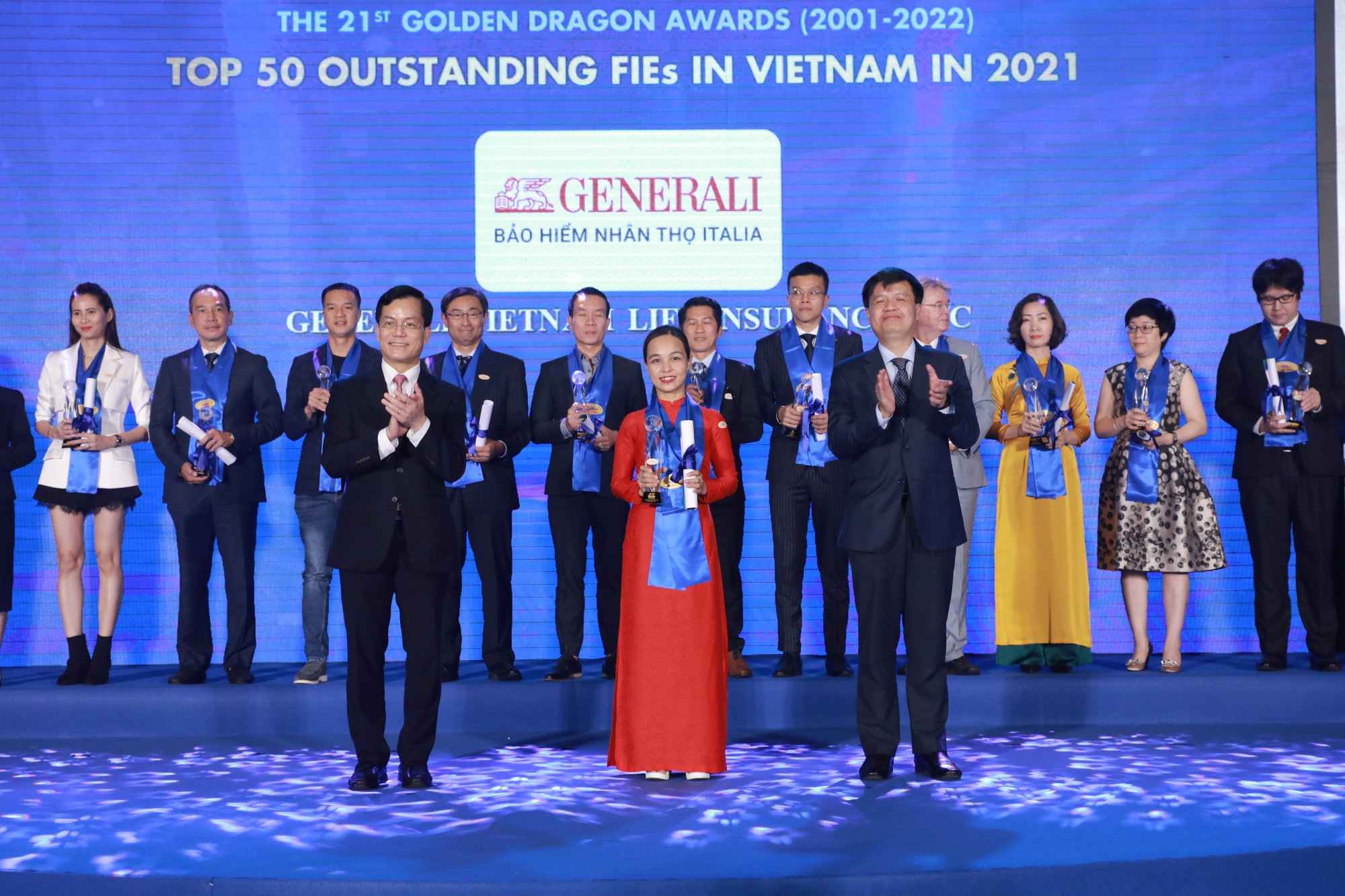 Generali Việt Nam nhận giải thưởng Rồng Vàng 2022