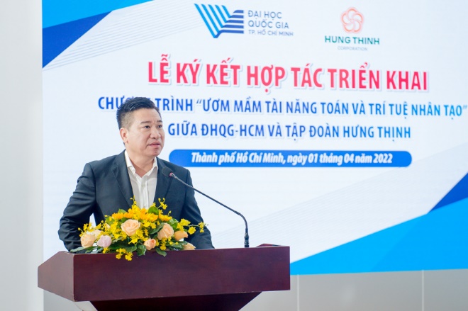 Đại học Quốc gia TP HCM hợp tác Tập Đoàn Hưng Thịnh ươm mầm tài năng toán và trí tuệ nhân tạo - Ảnh 4.