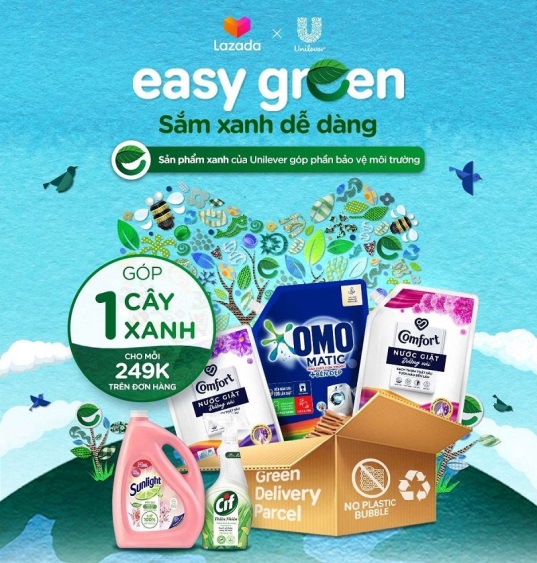 Unilever và Lazada giới thiệu dự án Easy Green tại Đông Nam Á - Ảnh 1.
