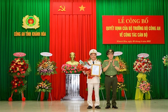 Khánh Hòa, Ninh Thuận có tân giám đốc Công an tỉnh - Ảnh 1.