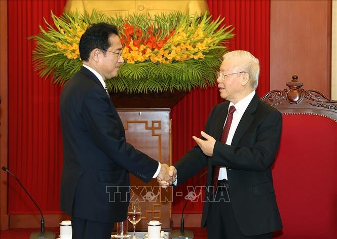 Tổng Bí thư Nguyễn Phú Trọng nhấn mạnh tiềm năng to lớn của hợp tác Việt - Nhật - Ảnh 4.