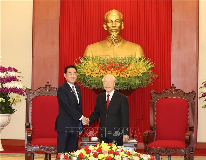 Tổng Bí thư Nguyễn Phú Trọng nhấn mạnh tiềm năng to lớn của hợp tác Việt - Nhật - Ảnh 2.