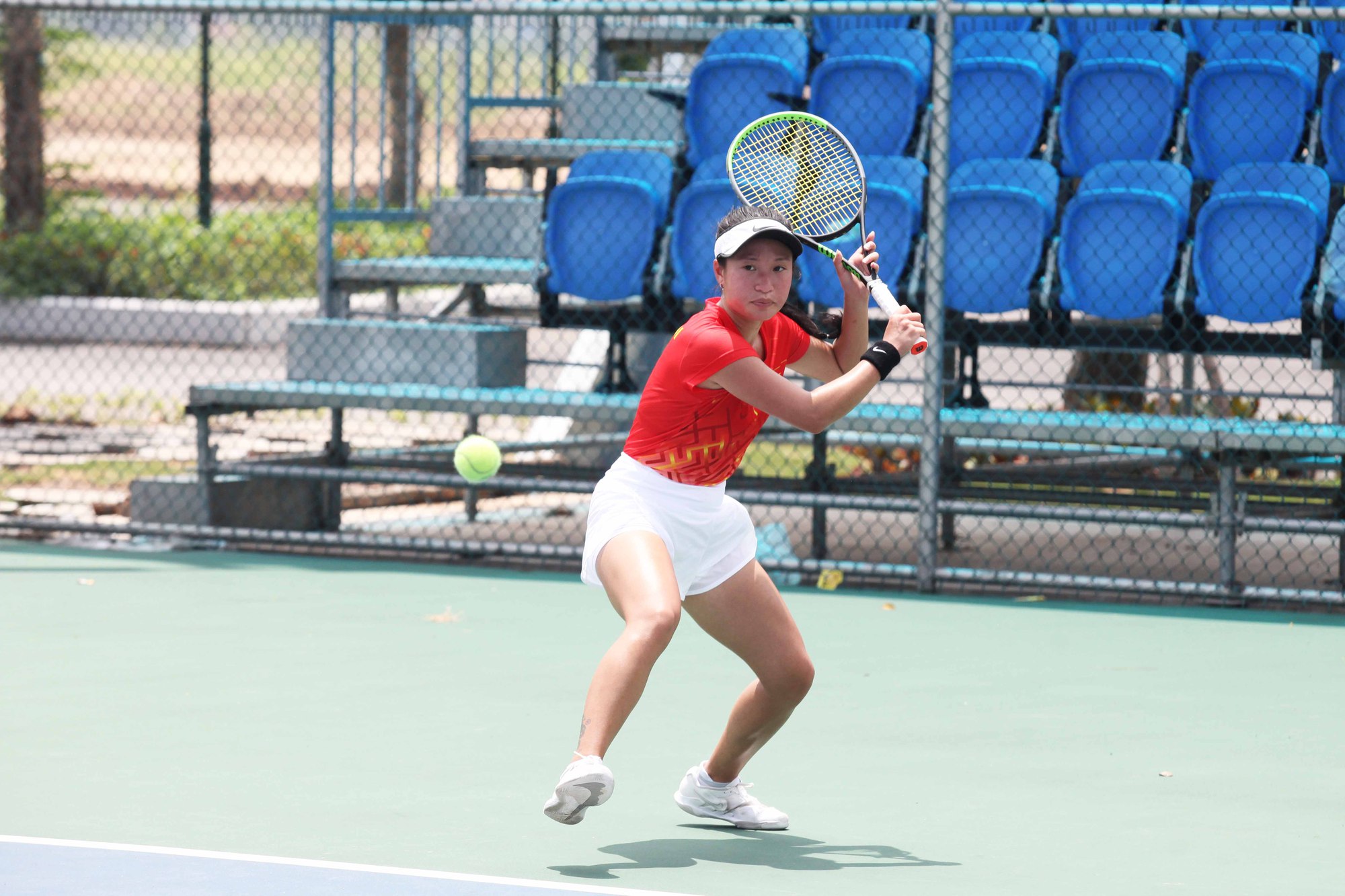 Quần vợt: Đội nam dừng bước khi Hoàng Nam - Linh Giang thua trận quyết định - Ảnh 2.