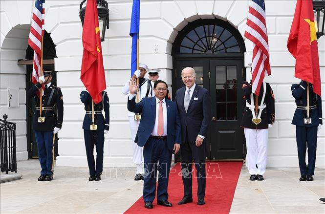 Những hình ảnh Thủ tướng Phạm Minh Chính dự chiêu đãi của Tổng thống Joe Biden - Ảnh 7.