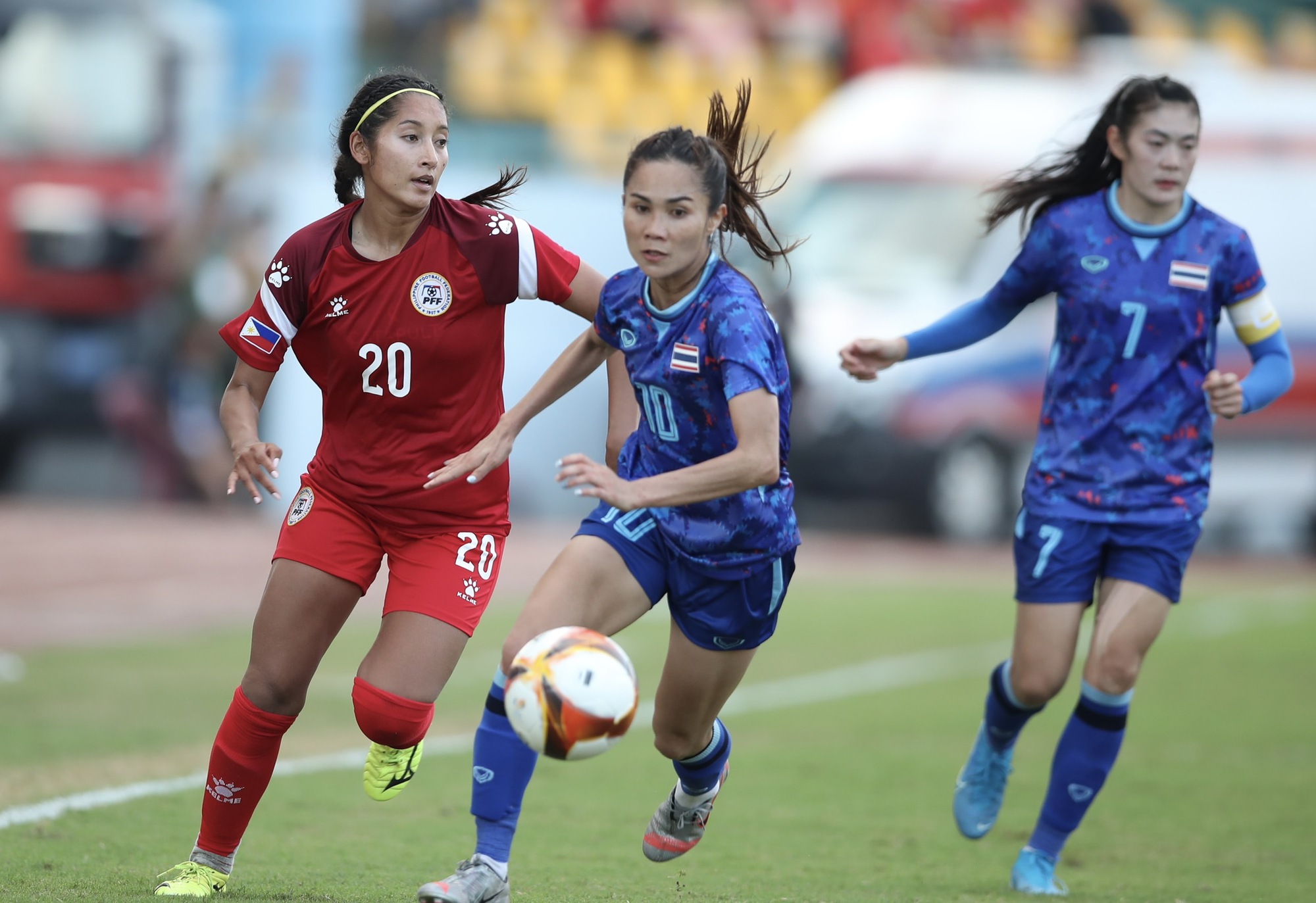 Thắng dễ Philippines, tuyển nữ Thái Lan vào chung kết SEA Games 31 - Ảnh 2. Thắng dễ Philippines, tuyển nữ Thái Lan vào chung kết SEA Games 31 - Ảnh 2.