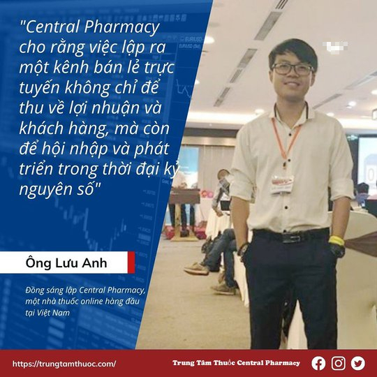 Trung Tâm Thuốc Central Pharmacy (TrungTamThuoc.com) mua thuốc online 24/24 dễ dàng tiện lợi - Ảnh 1.