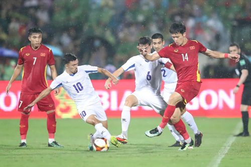 Bóng đá nam SEA Games 31: Chia điểm tiếc nuối với U23 Philippines - Ảnh 1.