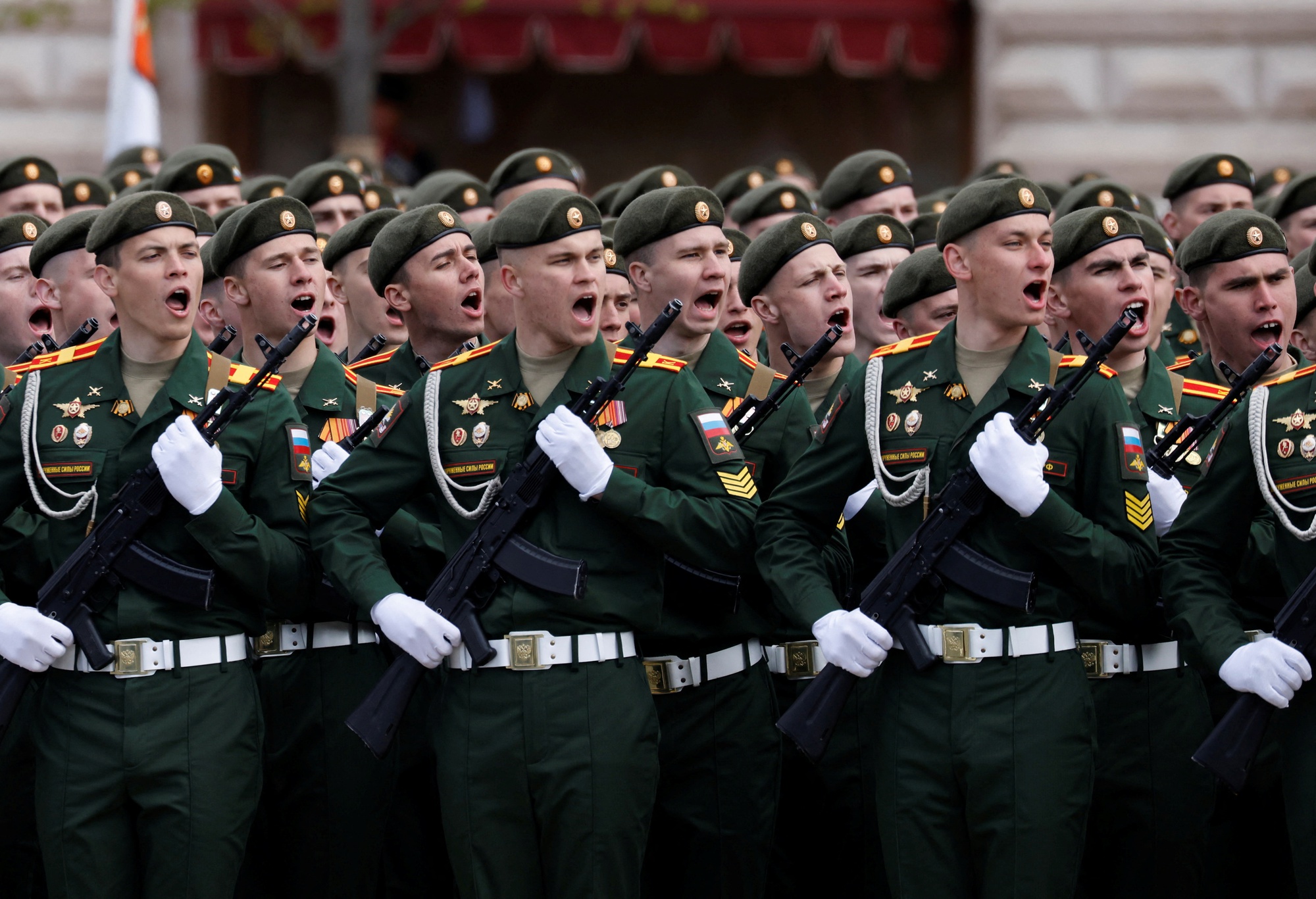 Dàn khí tài Nga tại lễ duyệt binh mừng Ngày Chiến thắng - Ảnh 14.