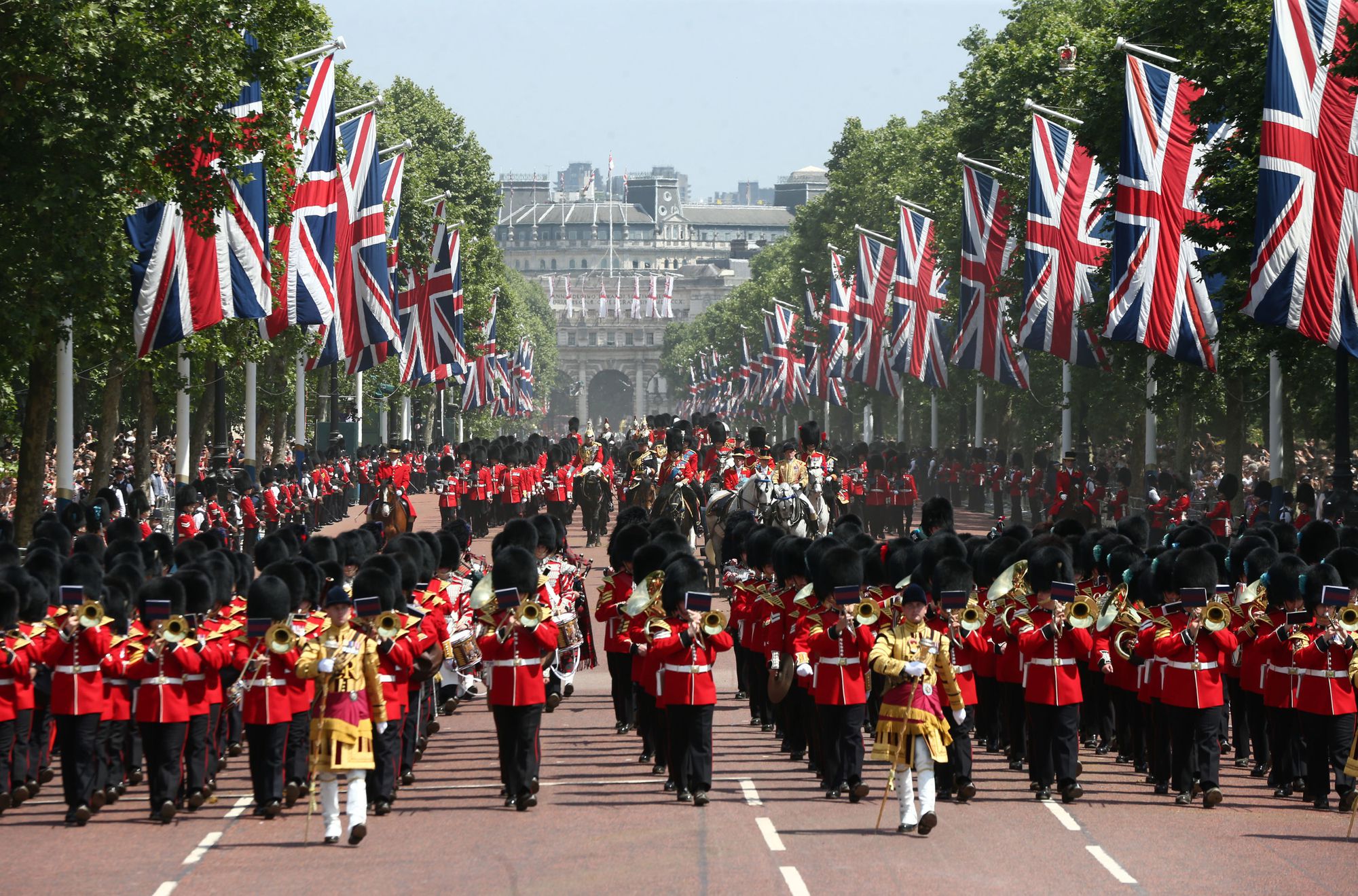 The mighty cavalry parade to celebrate the Queen's Platinum Day - Photo 1.