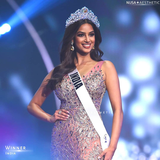 Hoa hậu Hoàn vũ 2021 Harnaaz Sandhu: Ai bị chê mà chả buồn - Ảnh 2.