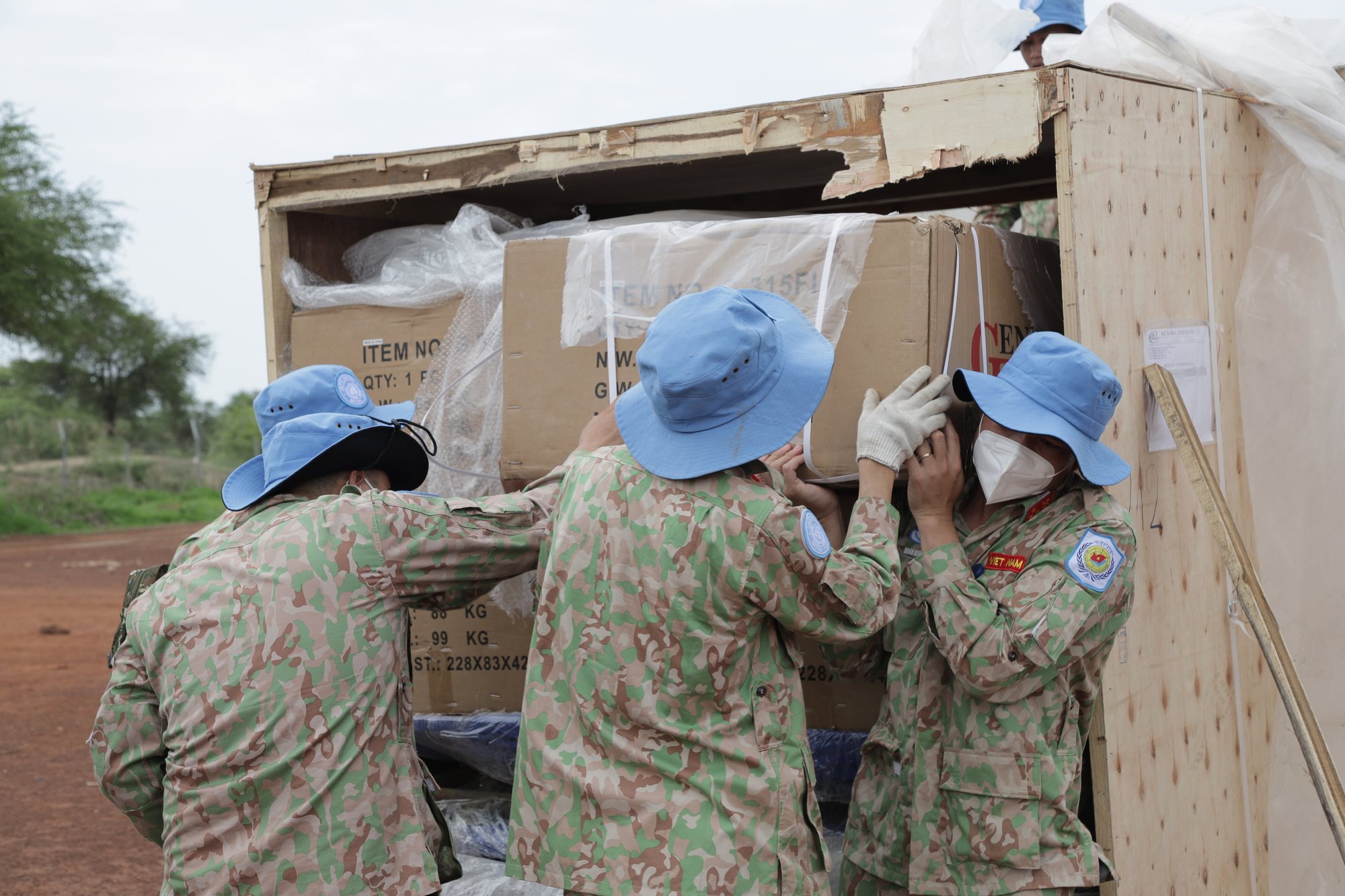 Đội công binh mũ nồi xanh Việt Nam lập 2 đội cứu hộ khẩn cấp tại phái bộ Abyei - Ảnh 16.