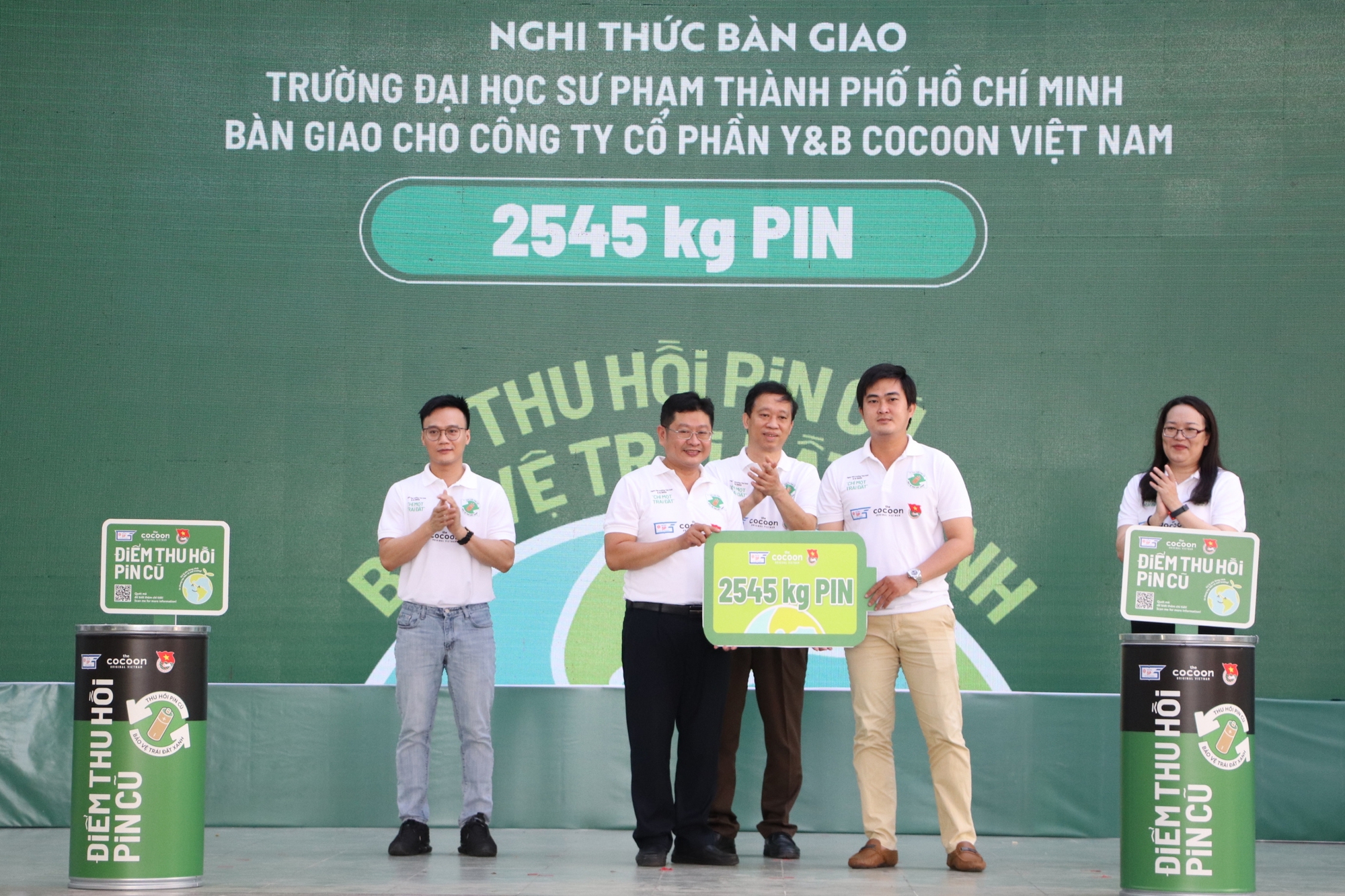 Đổi pin cũ nhận quà, 2,5 tấn pin cũ đã được thu hồi - Ảnh 1.