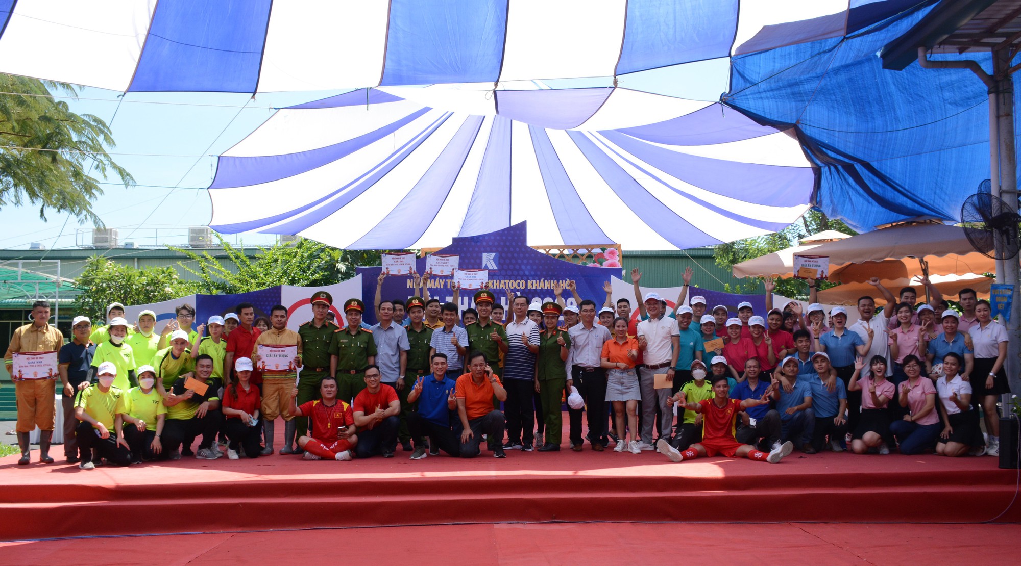 Sôi nổi Hội thao hè công nhân Nhà máy thuốc lá Khatoco - Ảnh 4.