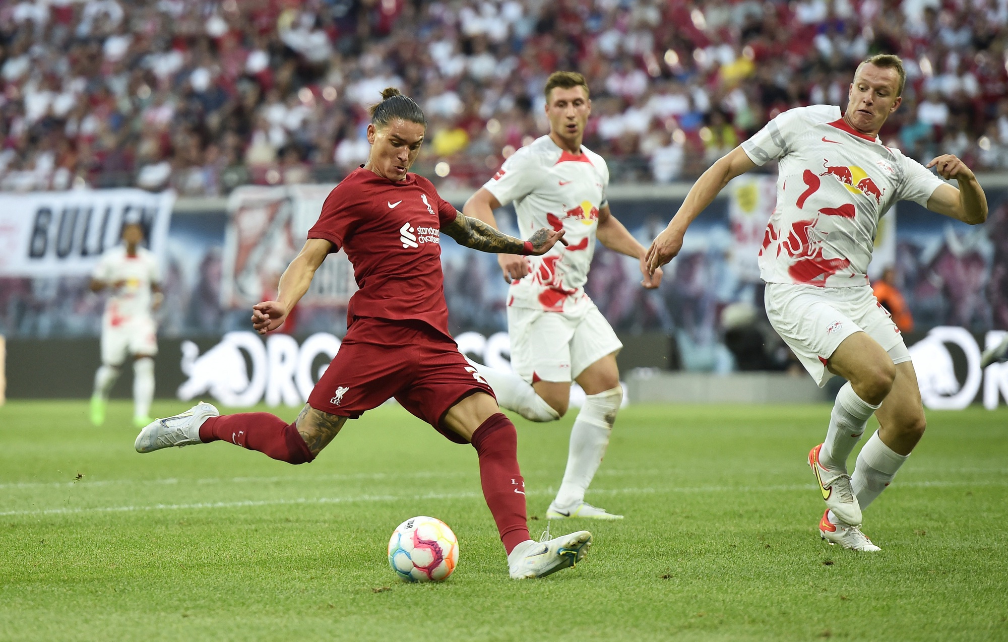 Tân binh Nunez tỏa sáng, Liverpool thắng nhẹ 5 bàn bò đỏ Leipzig - Ảnh 6.