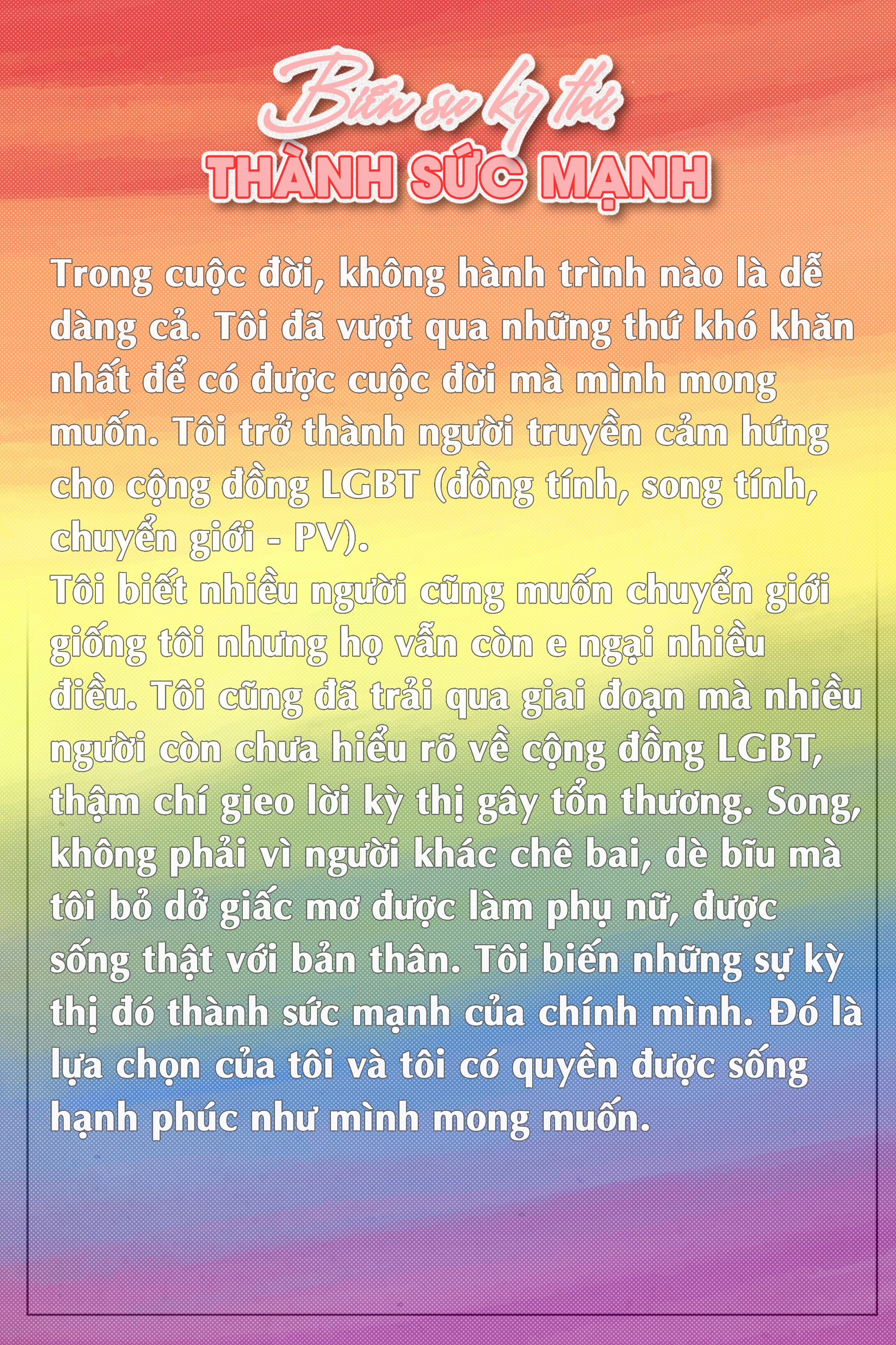 Nghệ sĩ chuyển giới - Sau cuộc “lột xác” cực hình: Lâm Khánh Chi “chết đi sống lại”! - Ảnh 7.