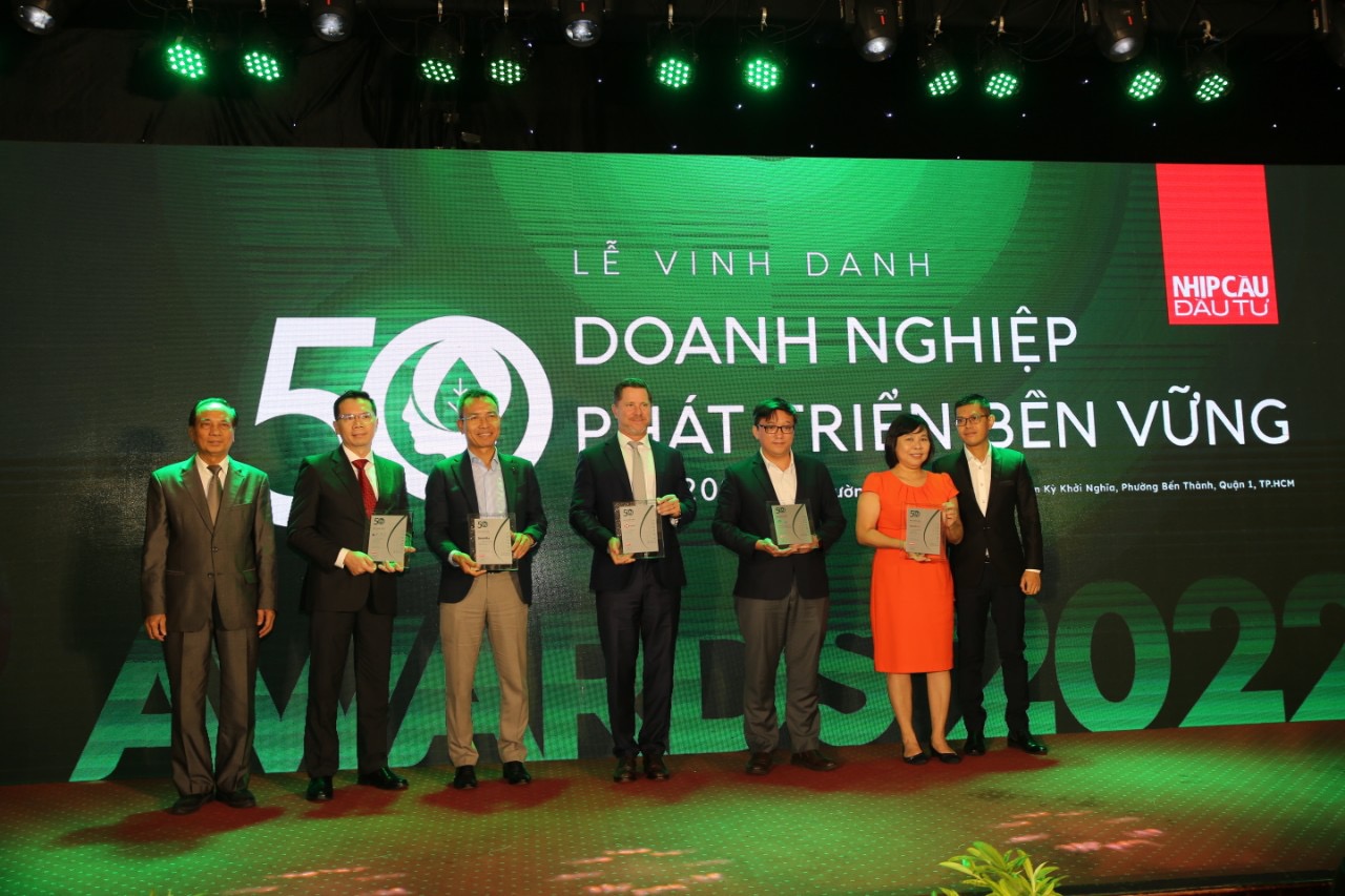 Công bố top 50 doanh nghiệp phát triển bền vững tiêu biểu 2022