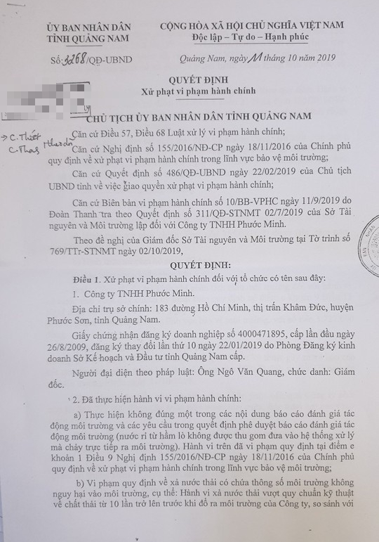 Quảng Nam yêu cầu công ty của đại gia vàng Ngô Văn Quang tạm dừng hoạt động - Ảnh 5.