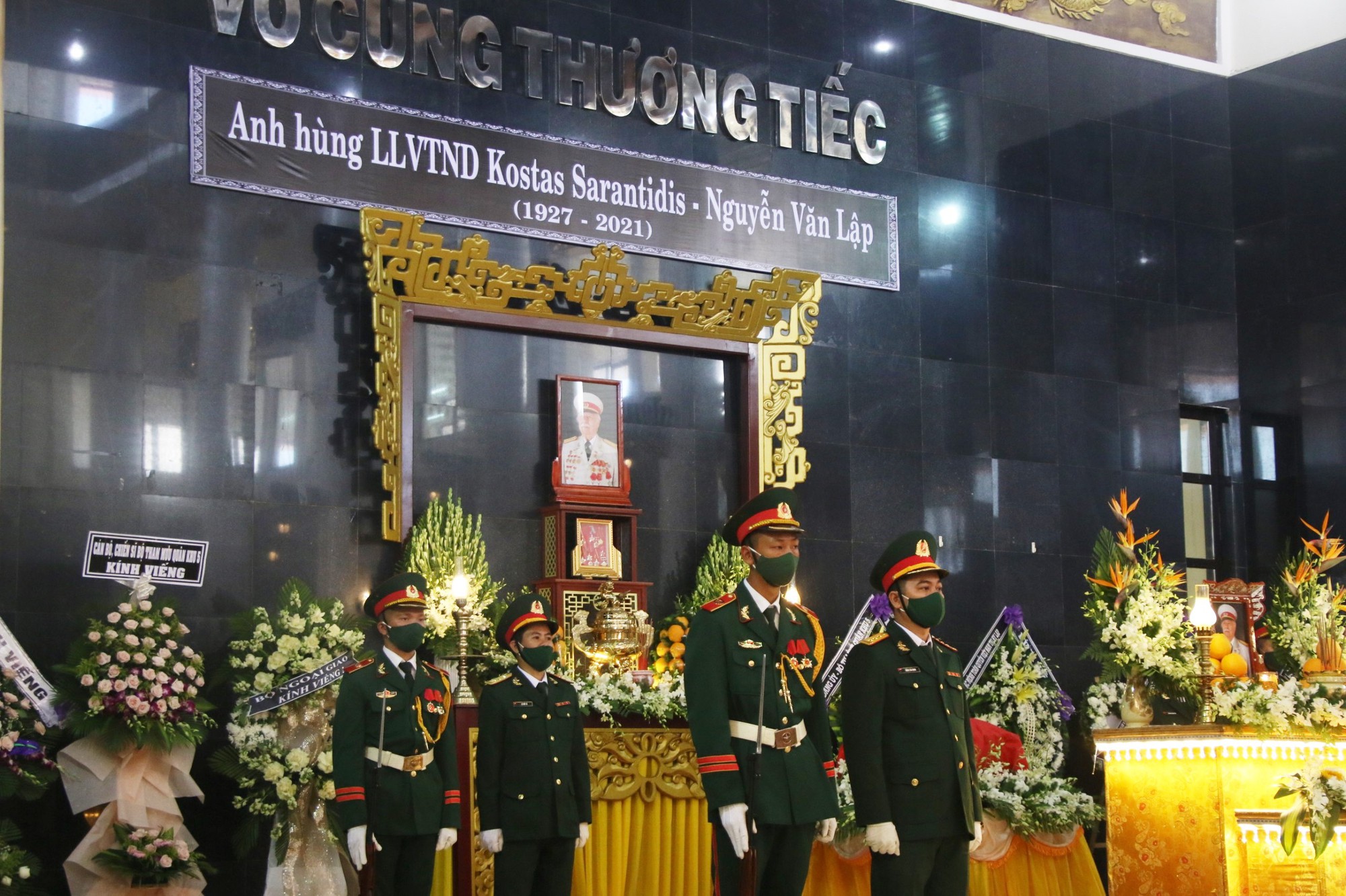 Xúc động lễ truy điệu Anh hùng lực lượng vũ trang Kostas Sarantidis Nguyễn Văn Lập - Ảnh 9.