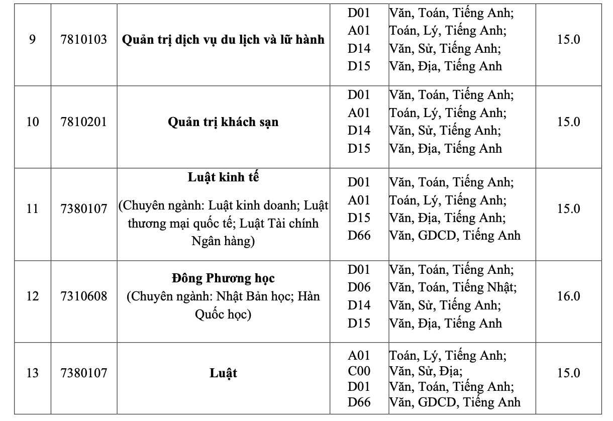 Điểm sàn của Trường ĐH Ngoại ngữ - Tin học TP HCM từ 15 đến 17 - Ảnh 2.