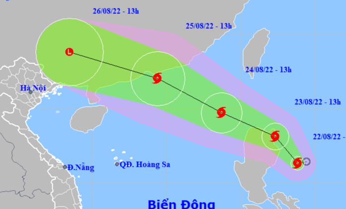 Bão Ma-on có thể giật cấp 13 hướng vào khu vực phía Bắc - Ảnh 1.