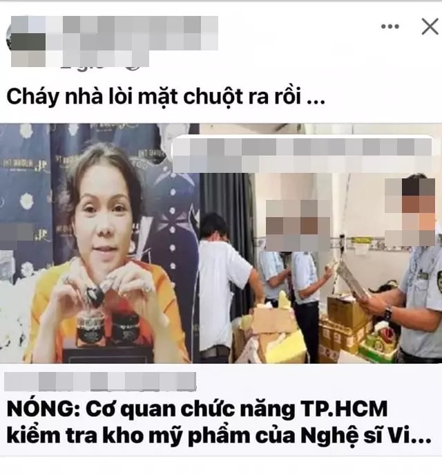 Việt Hương lên tiếng về việc bị bắt vì kinh doanh hàng rởm - Ảnh 1.
