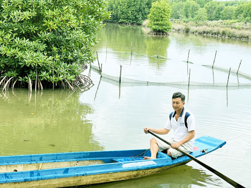 Giúp nông dân giám sát môi trường rừng ngập mặn - Ảnh 1.