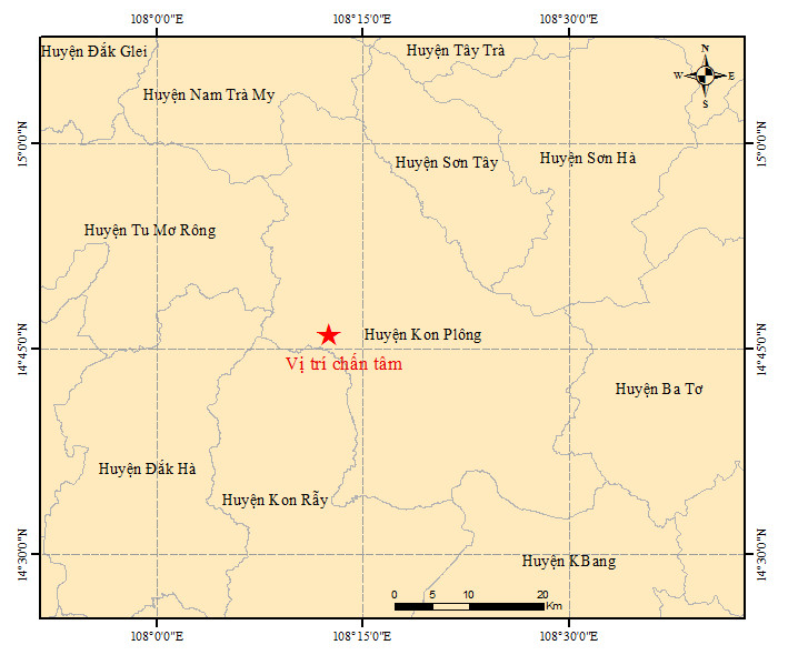 2 trận động đất rất lớn ở Kon Tum, Quảng Nam và Đà Nẵng rung lắc, dân bỏ chạy khỏi nhà - Ảnh 1. 2 trận động đất rất lớn ở Kon Tum, Quảng Nam và Đà Nẵng rung lắc, dân bỏ chạy khỏi nhà - Ảnh 1.
