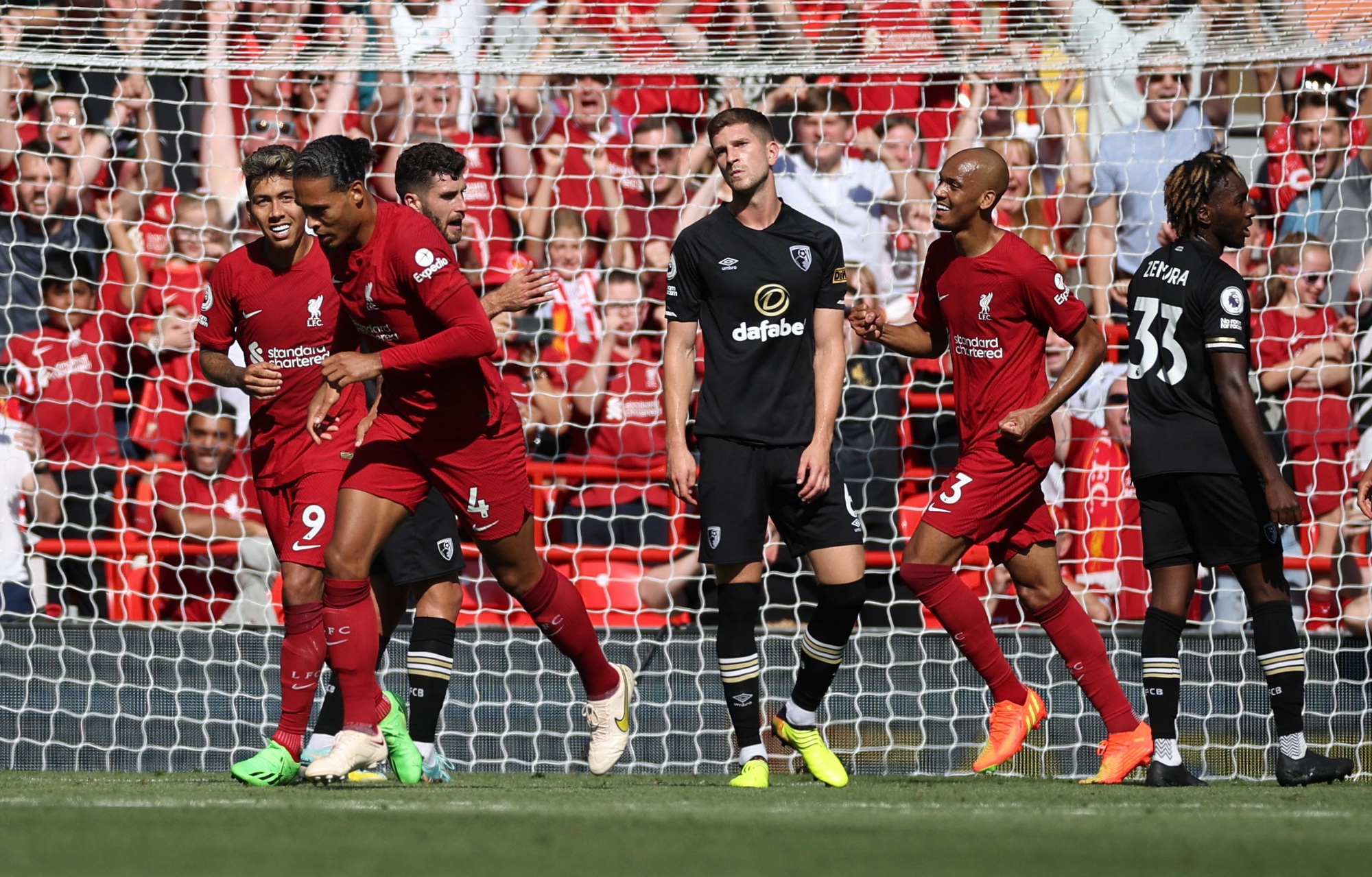Thắng vùi dập Bournemouth 9-0, Liverpool bắt kịp kỷ lục xứ sương mù - Ảnh 5.