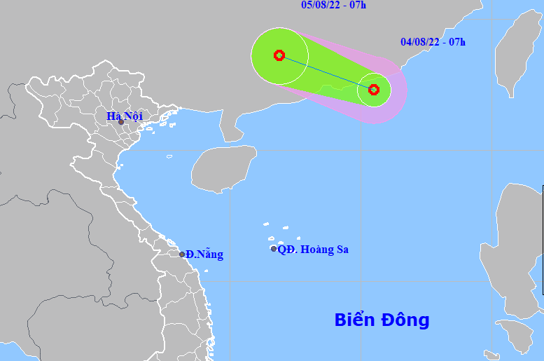 Biển Đông đón áp thấp nhiệt đới, miền Bắc mưa lớn - Ảnh 1.