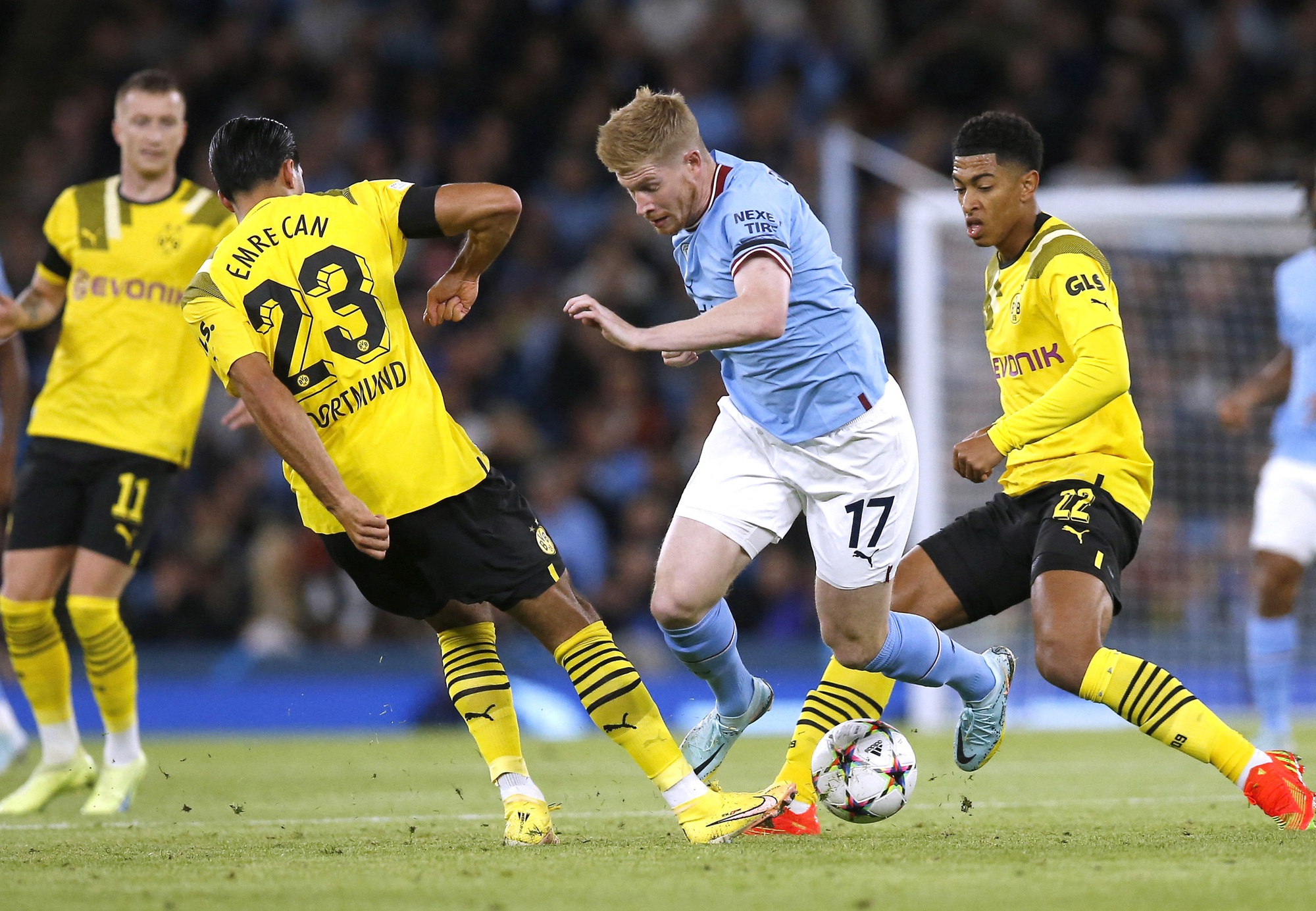 4 phút ngược dòng, Man City hạ Dortmund ở Champions League - Ảnh 1.