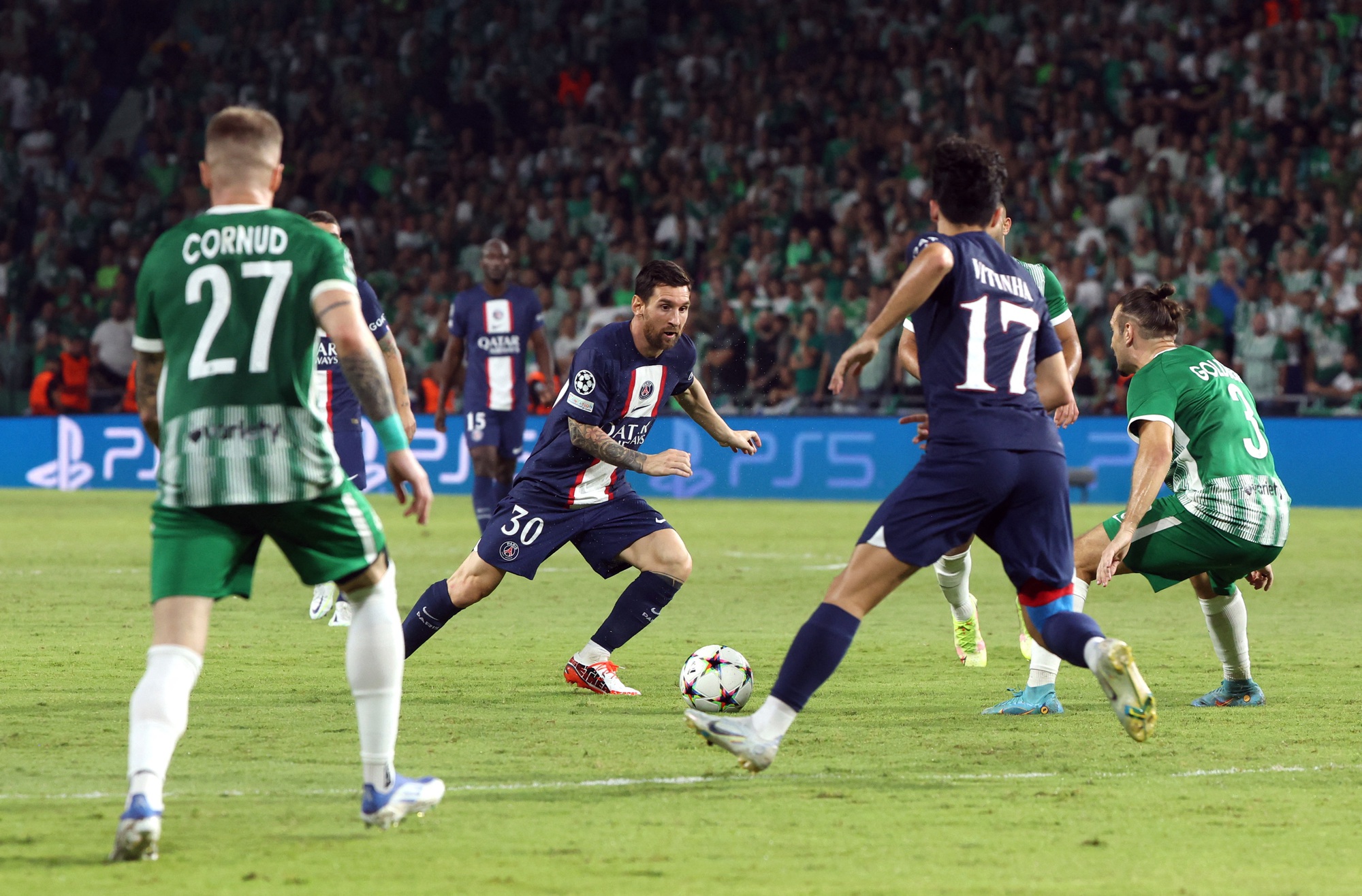Tam tấu thăng hoa, PSG thắng ngược chủ nhà Maccabi Haifa - Ảnh 3.