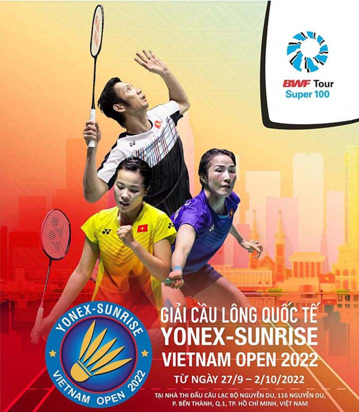 Giải Cầu lông Việt Nam mở rộng 2022: Chờ dàn sao chủ nhà Tiến Minh, Thùy Linh - Ảnh 4.